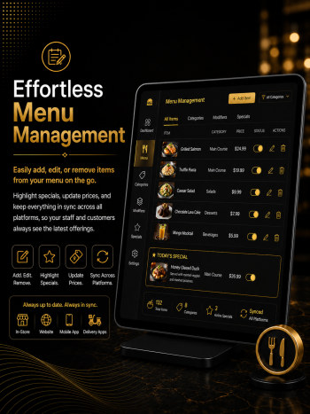 Effortless Menu Management